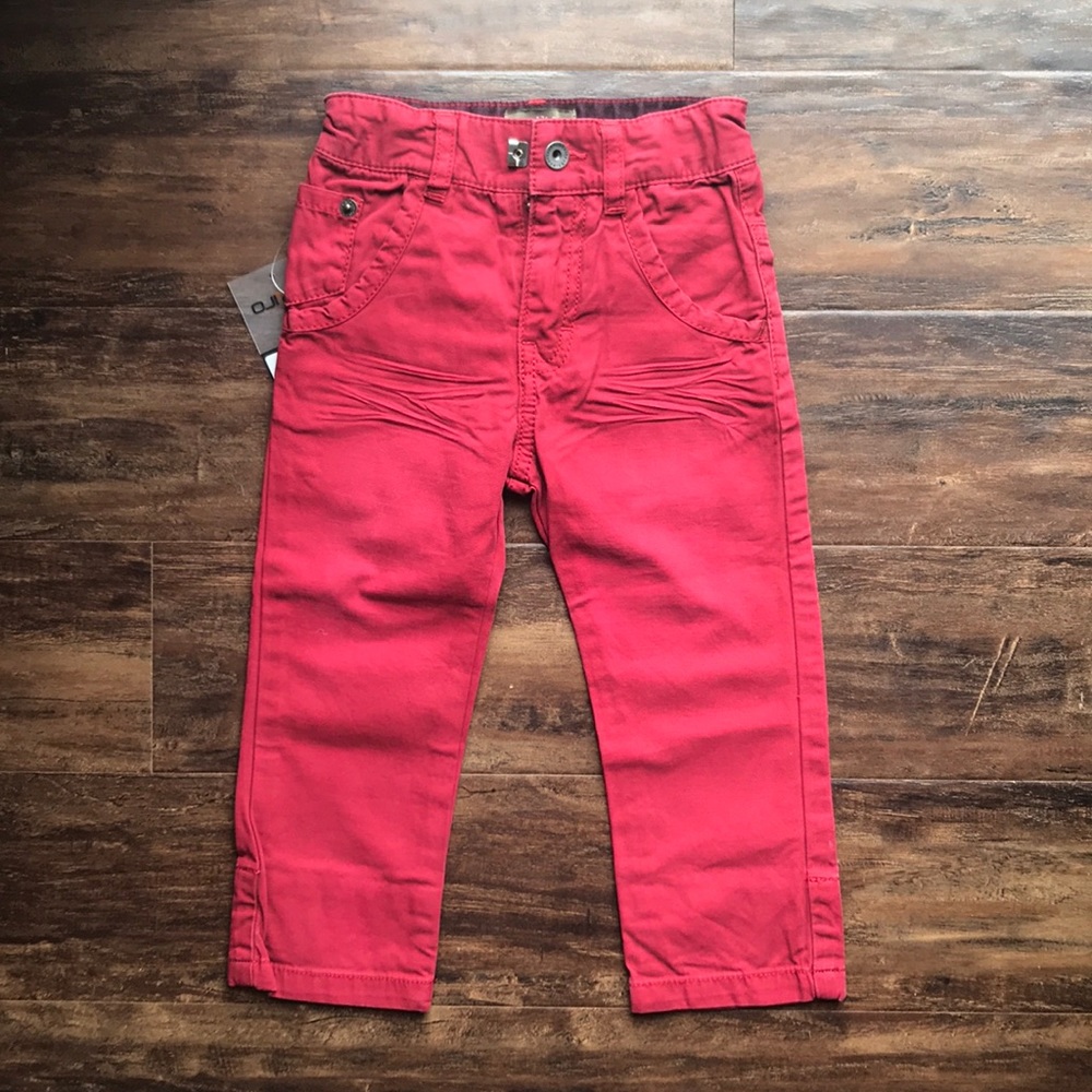 NWT Red 18 Month Timberland Pants